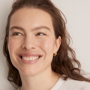 Madewell Puffy Hoop Earrings